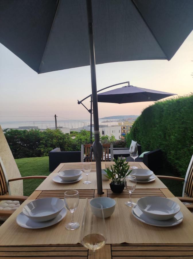 Cap Au Sud,Vue Panoramique Mer,Piscine Menton Kültér fotó